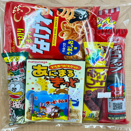 子供会イベント用お菓子詰合せセットA-2 税込350円 駄菓子7種類入りパック