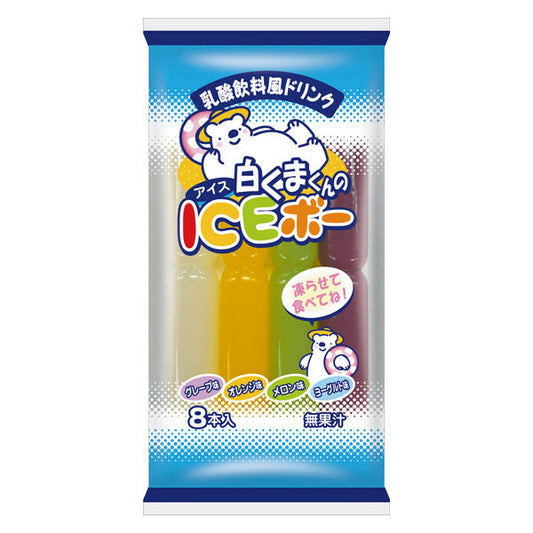 クリート アイス白くまくん ICEボー 8本入り×16袋 チューペット