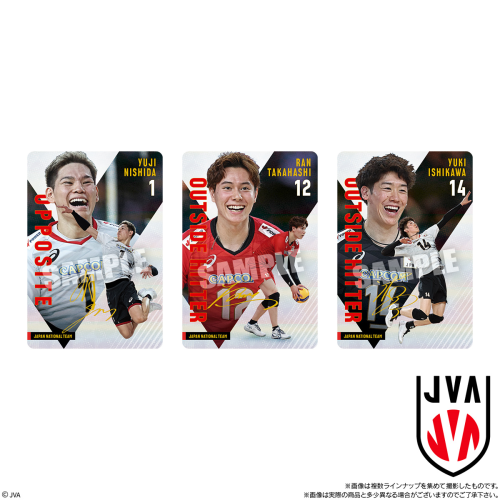JAPAN NATIONAL VOLLEYBALL TEAM ツインウエハース 2025 パッケージ 2025年10月発売