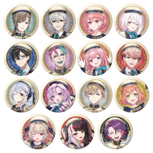 にじさんじ 缶バッジビスケット 12個入りBOX 食玩 ビスケット 缶バッジ 予約商品