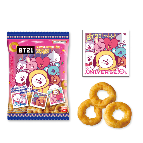 BT21 ダイカットステッカー付きスナック 20個セット 在庫処分 特価 食玩