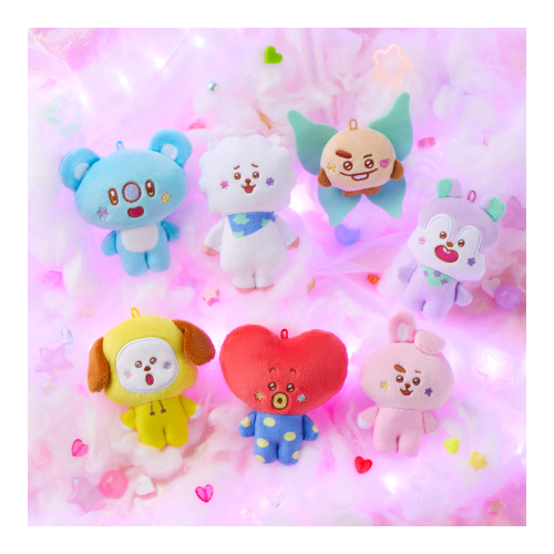 BT21 Fuwa Fuwa Mascot 4 10個入りBOX バンダイ 食玩 マスコット