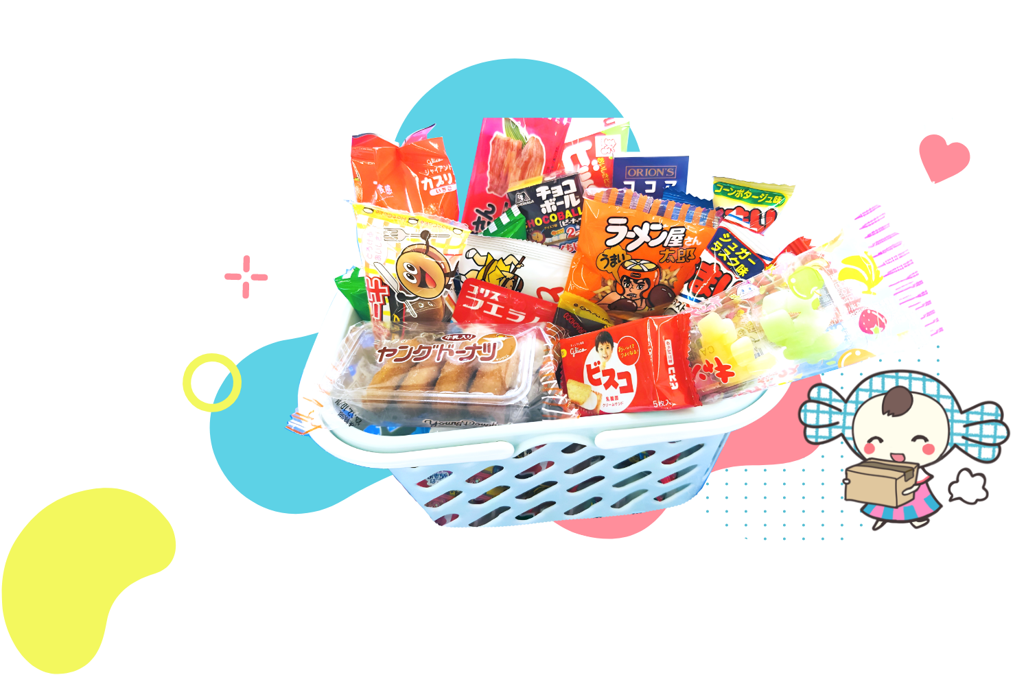 たくさんのお菓子