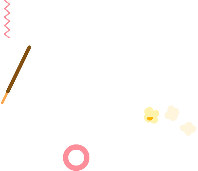 お菓子を楽しそうに食べる子ども達